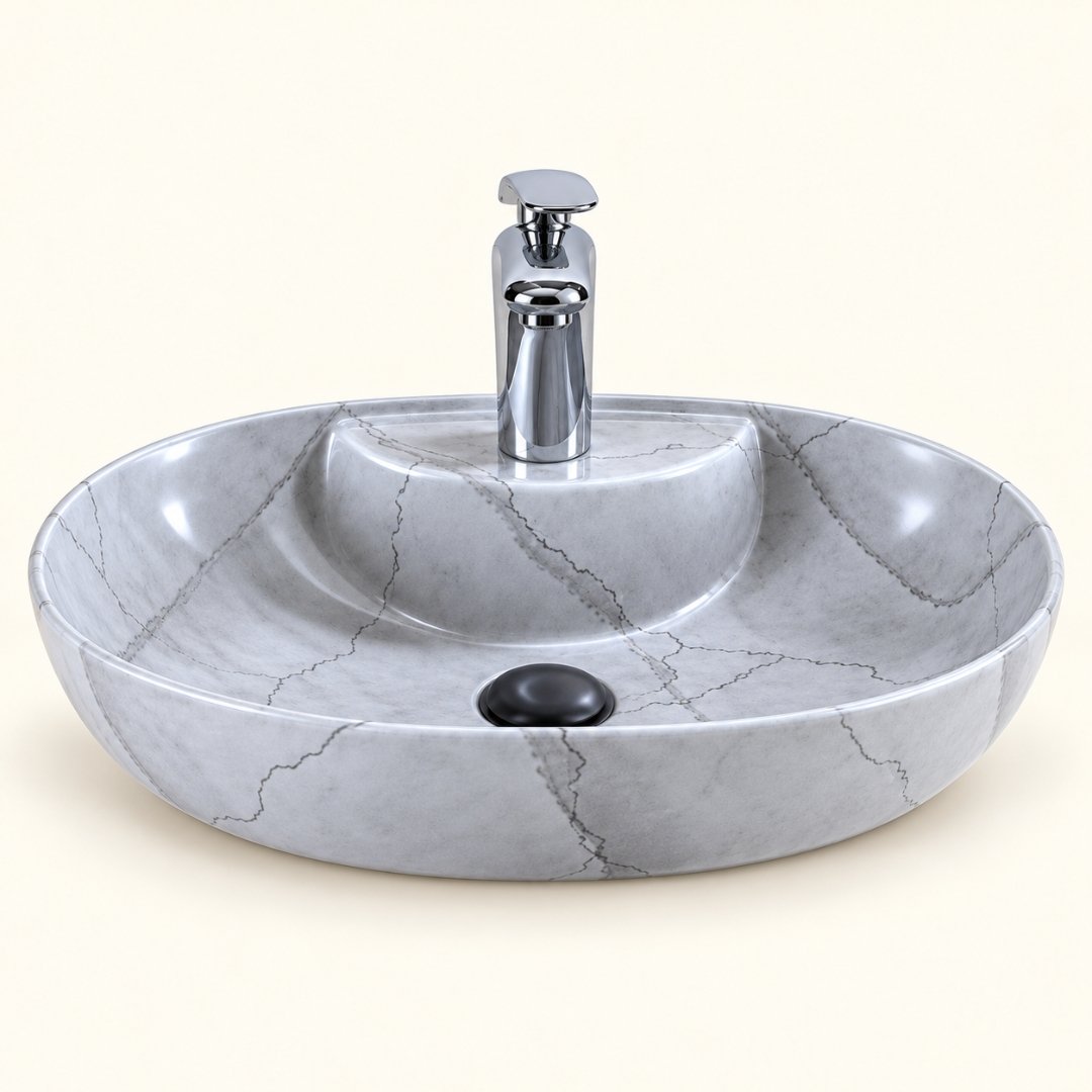 Sonet MAC ROUND - 004, table top basin (view 3)